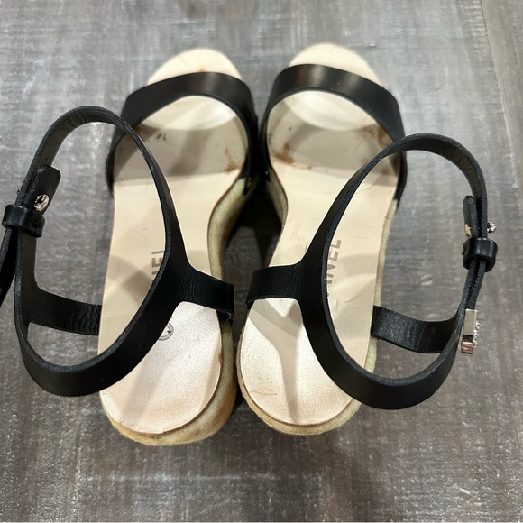 Chanel Black Women's Sandals - Picture 6 of 9